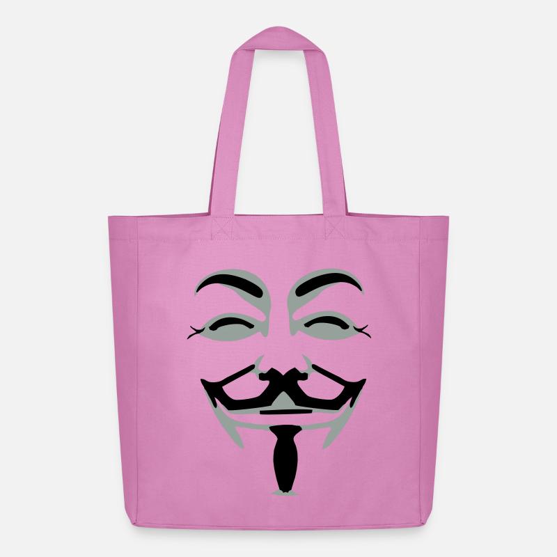 anonymus_vektor_2farb - Tote bag Stanley/Stella Midweight recyclé - rose