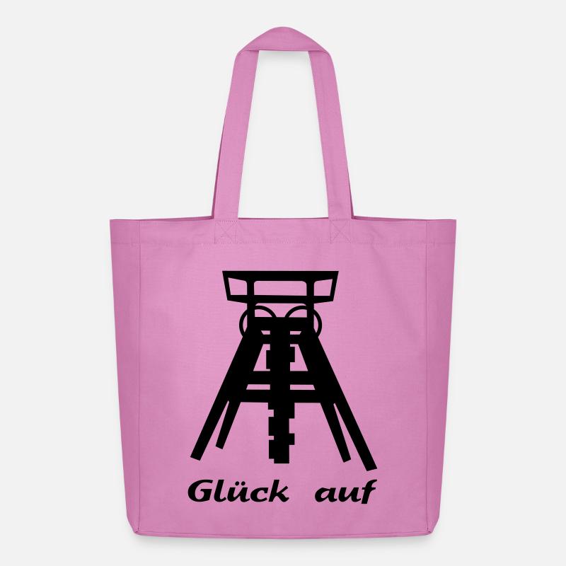 zeche ruhrgebiet - Midweight recycelter Stoffbeutel von Stanley/Stella - Pink
