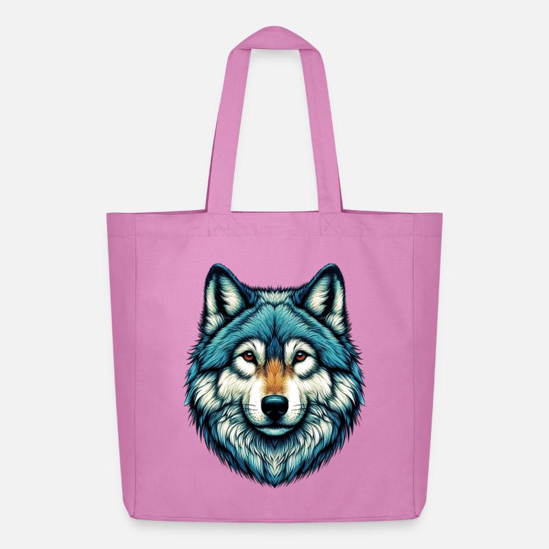 Wolf - Midweight recycelter Stoffbeutel von Stanley/Stella - Pink