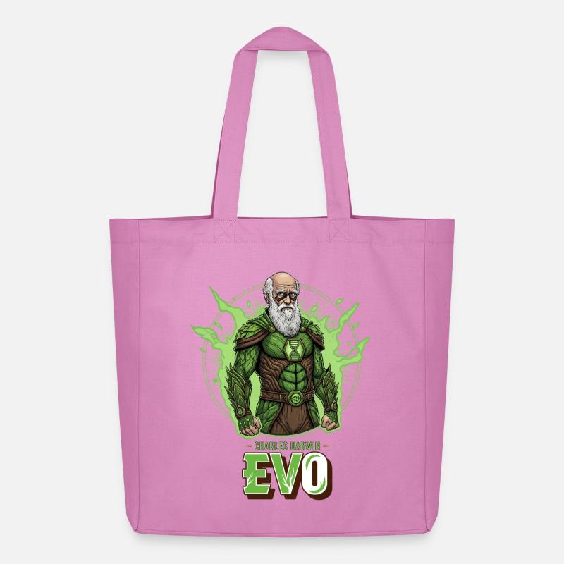 Évo Darwin Vert Héros - Tote bag Stanley/Stella Midweight recyclé - rose