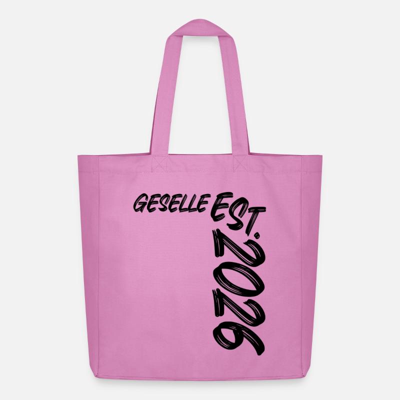 Geselle Est. 2026 - Midweight recycelter Stoffbeutel von Stanley/Stella - Pink