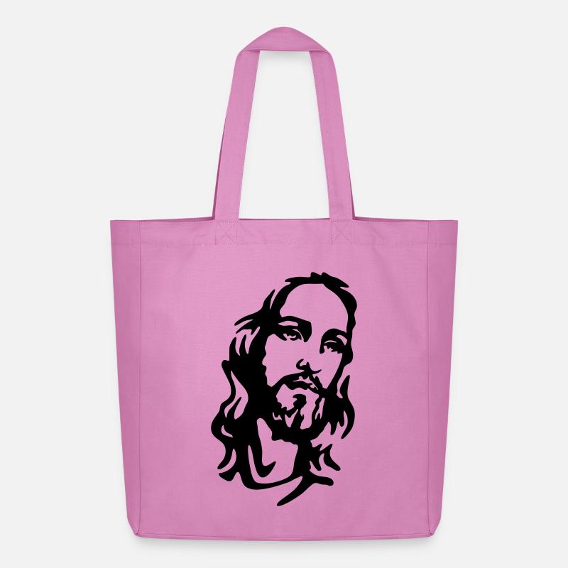 Christ - Midweight Recycled Tote Bag by Stanley/Stella - pink