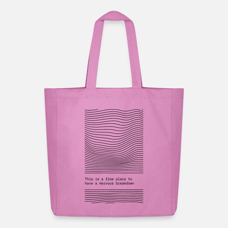 This is a fine place for a Nervous Breakdown. - Midweight recycelter Stoffbeutel von Stanley/Stella - Pink