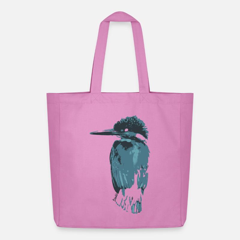 HGWild - Eisvogel - Midweight recycelter Stoffbeutel von Stanley/Stella - Pink