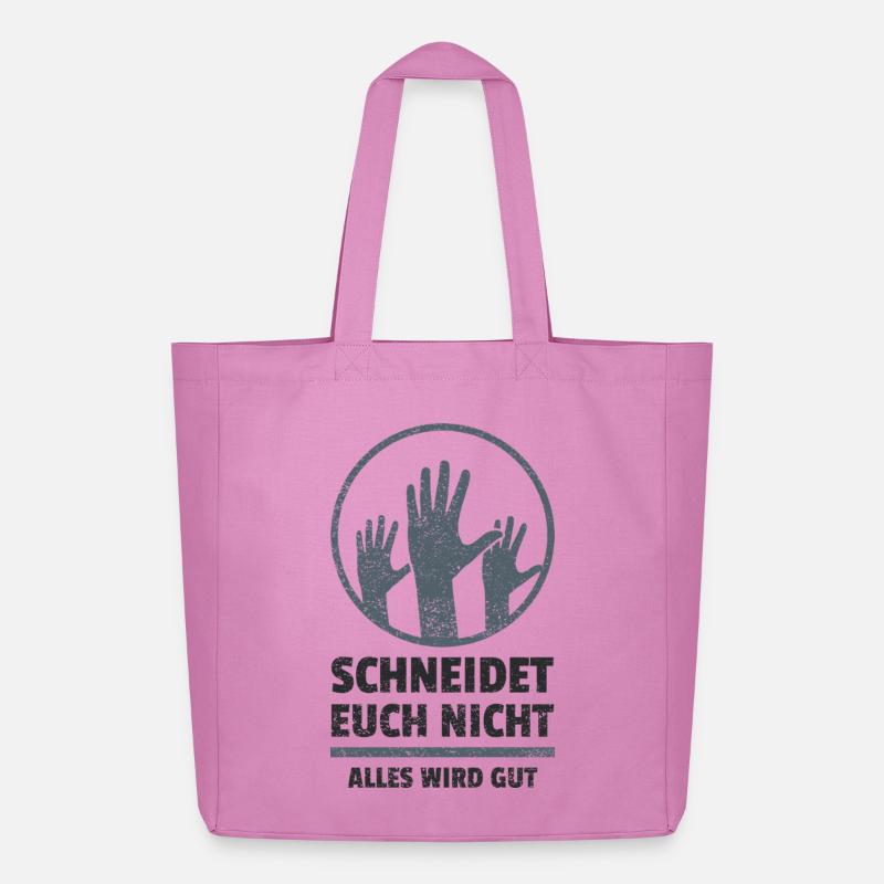 logo schneidet euch nicht - Midweight recycelter Stoffbeutel von Stanley/Stella - Pink