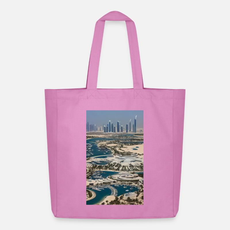 Abu Dhabi Abu Dhabi - Midweight recycelter Stoffbeutel von Stanley/Stella - Pink