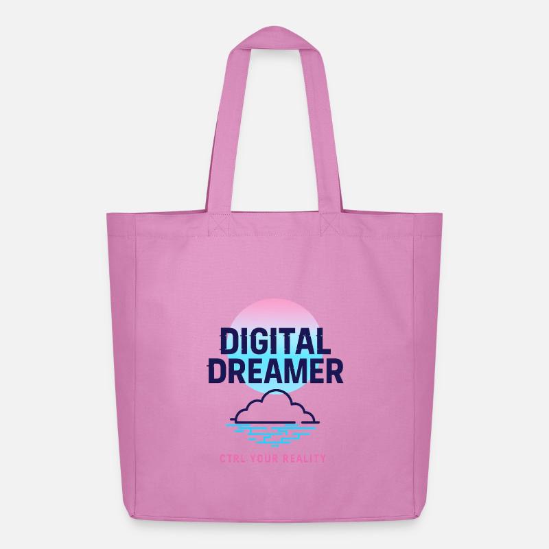 Digital Dreamer - Midweight recycelter Stoffbeutel von Stanley/Stella - Pink