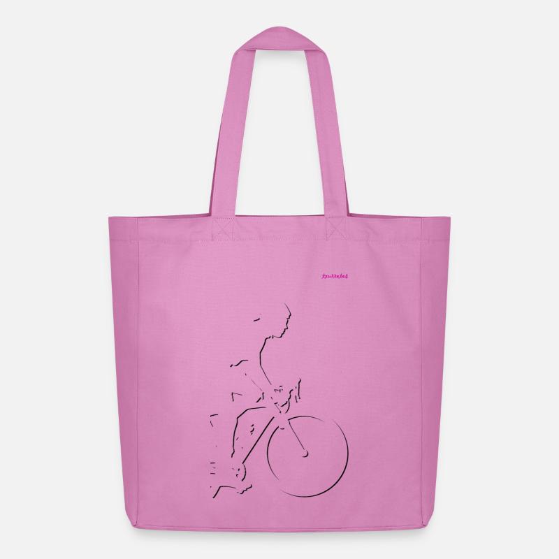 Radfahrer - Midweight recycelter Stoffbeutel von Stanley/Stella - Pink