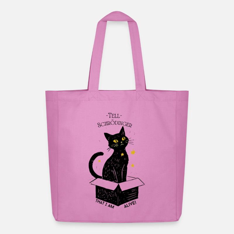 Le chat de Schrödinger - Tote bag Stanley/Stella Midweight recyclé - rose