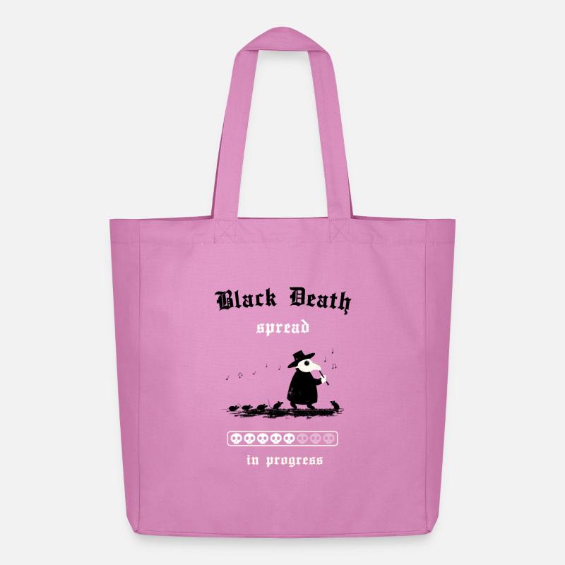 Black Death - spread in progress - Midweight recycelter Stoffbeutel von Stanley/Stella - Pink