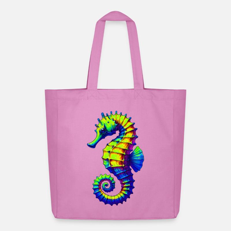Seepferdchen - Midweight recycelter Stoffbeutel von Stanley/Stella - Pink