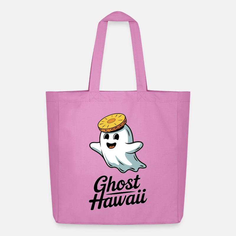 Ghost Hawaii - Midweight recycelter Stoffbeutel von Stanley/Stella - Pink