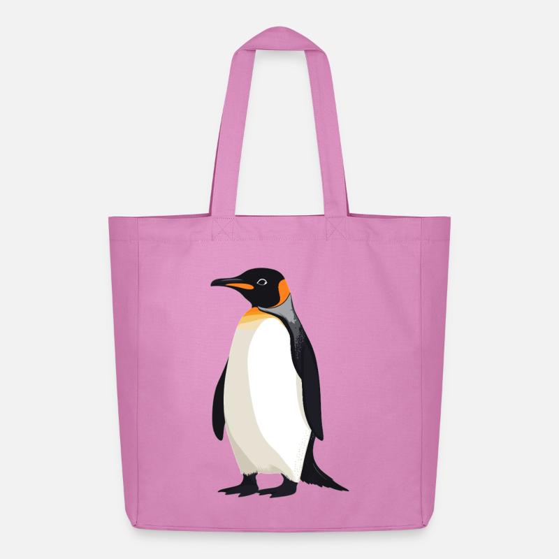 Pinguine Pinguin - Midweight recycelter Stoffbeutel von Stanley/Stella - Pink