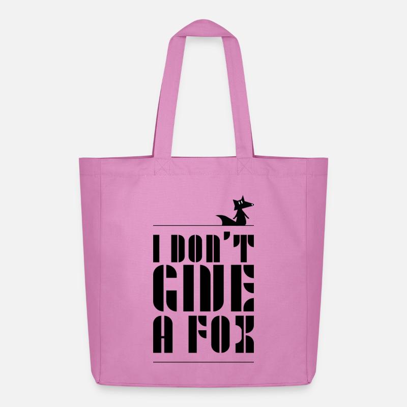 dont_give_a_fox - Midweight recycelter Stoffbeutel von Stanley/Stella - Pink