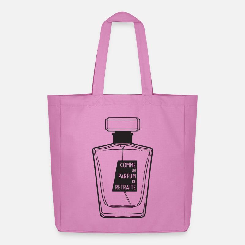 Men's Ruhestandsparfum (schwarzer Text) - Midweight recycelter Stoffbeutel von Stanley/Stella - Pink