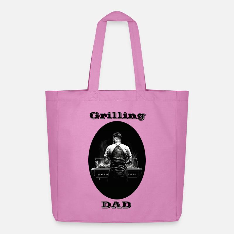 Grilling Dad - Midweight recycelter Stoffbeutel von Stanley/Stella - Pink