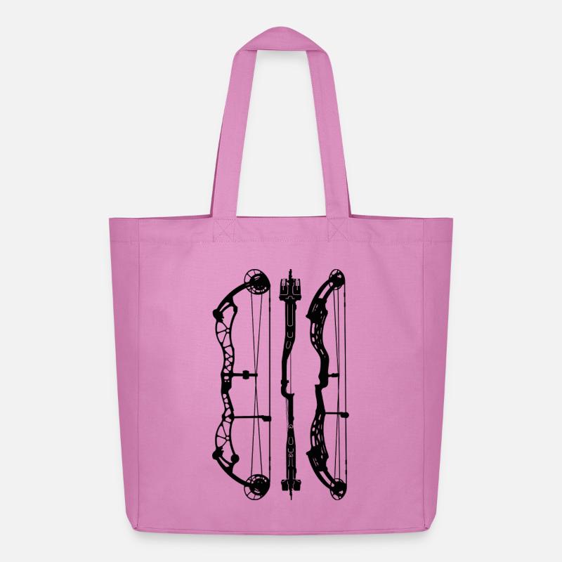 BowtechRekoning_Plans - Midweight Recycled Tote Bag by Stanley/Stella - pink