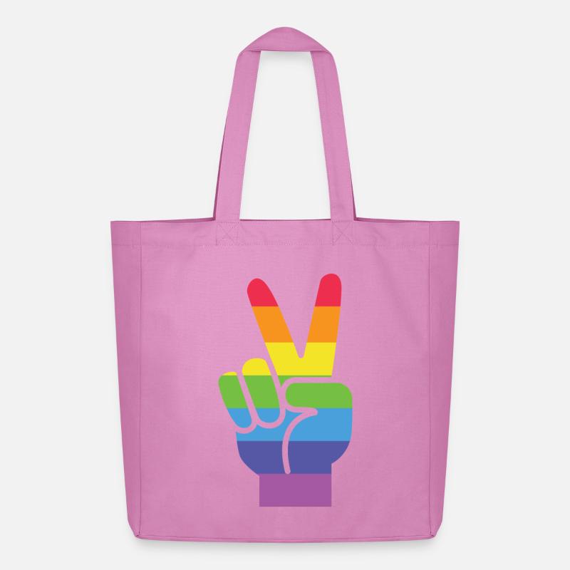 Pride Month LGBT - Sieg! - Midweight recycelter Stoffbeutel von Stanley/Stella - Pink