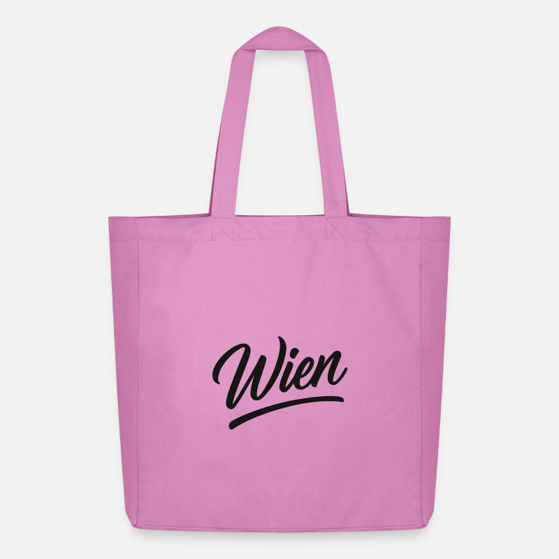 Vienna Script - Midweight Recycled Tote Bag by Stanley/Stella - pink