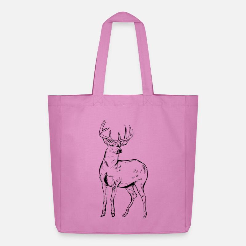Hirsch - Midweight recycelter Stoffbeutel von Stanley/Stella - Pink