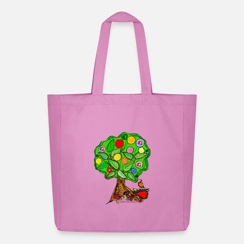 LebensBaum - Midweight recycelter Stoffbeutel von Stanley/Stella - Pink