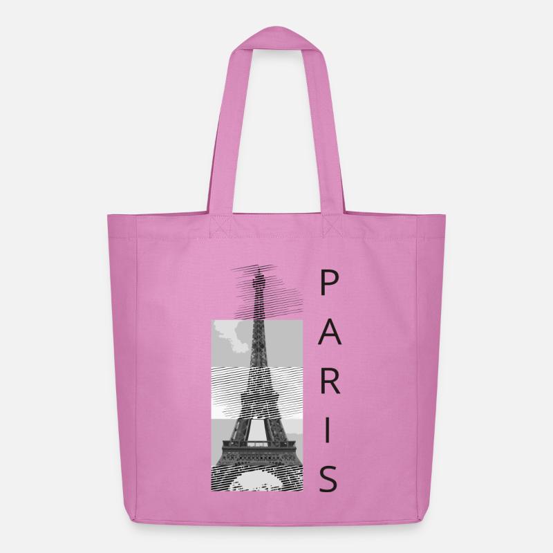 paris - Midweight recycelter Stoffbeutel von Stanley/Stella - Pink