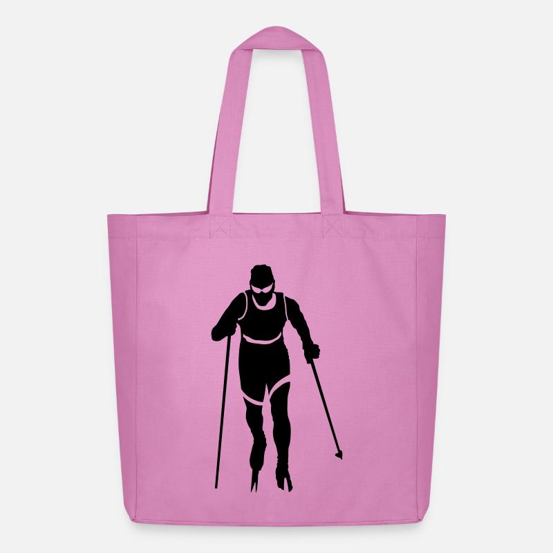Ski Langlauf - Midweight recycelter Stoffbeutel von Stanley/Stella - Pink