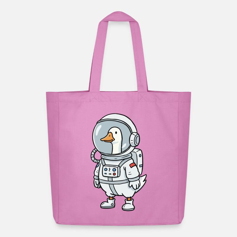Astronaute de l’Oie de l’Espace - Tote bag Stanley/Stella Midweight recyclé - rose