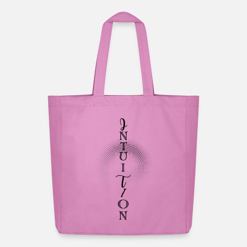 INTUITION – Your Inner Compass - Midweight Recycled Tote Bag by Stanley/Stella - pink
