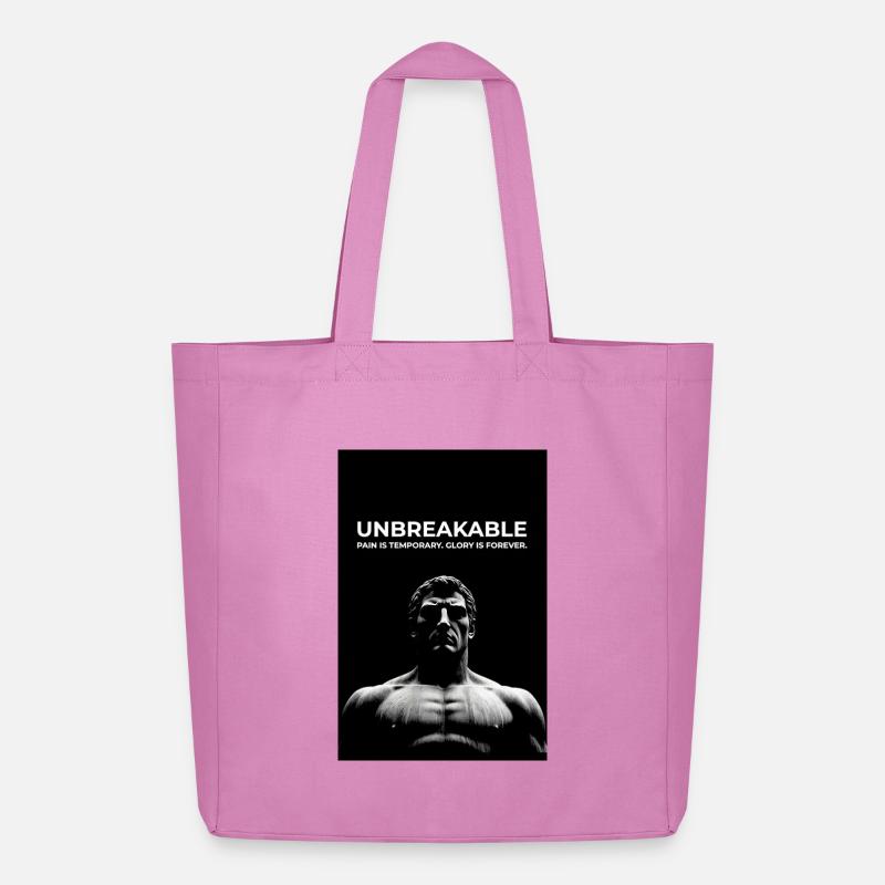 Unbreakable Kraft Motivshirt - Midweight recycelter Stoffbeutel von Stanley/Stella - Pink