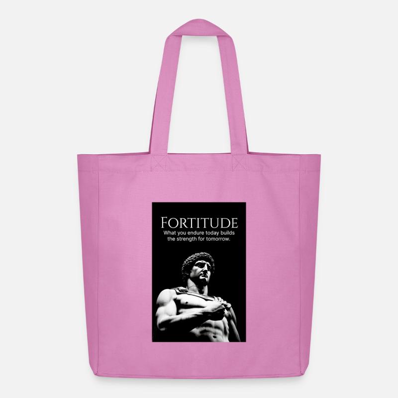 Fortitude Stärke heute Kraft morgen - Midweight recycelter Stoffbeutel von Stanley/Stella - Pink