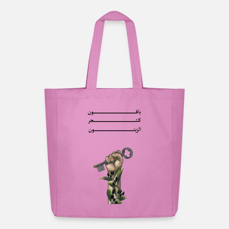 Solid like Oliven trees - Midweight recycelter Stoffbeutel von Stanley/Stella - Pink