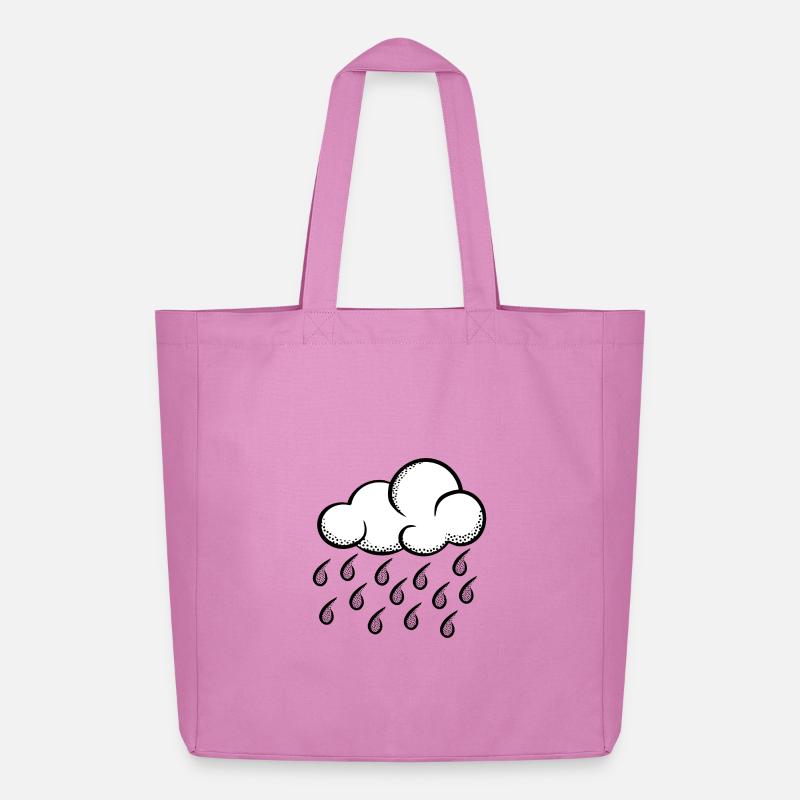 Cloud Pop Art Halftone - Midweight recycelter Stoffbeutel von Stanley/Stella - Pink