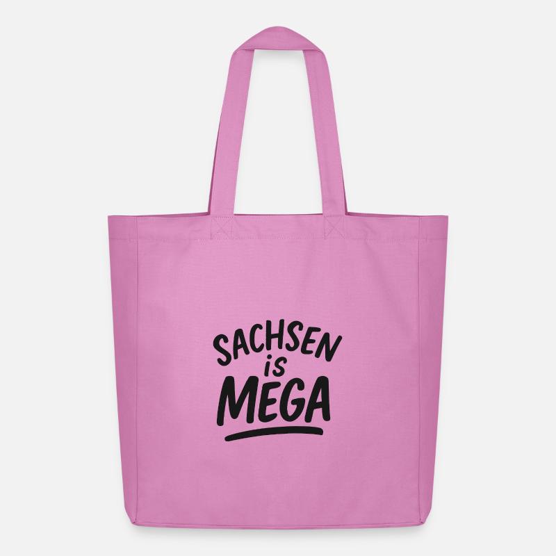 Sachsen is Mega - Midweight recycelter Stoffbeutel von Stanley/Stella - Pink