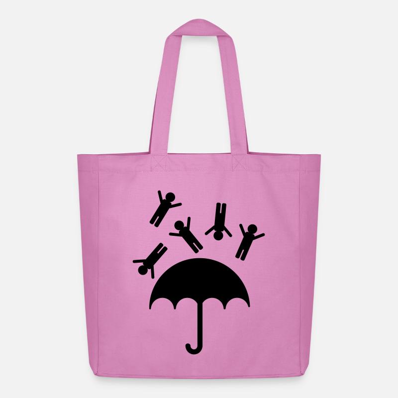Regende Männer - Midweight recycelter Stoffbeutel von Stanley/Stella - Pink