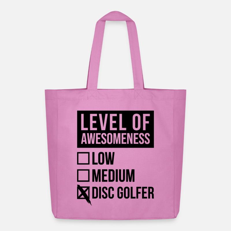 Disc golf - Tote bag Stanley/Stella Midweight recyclé - rose