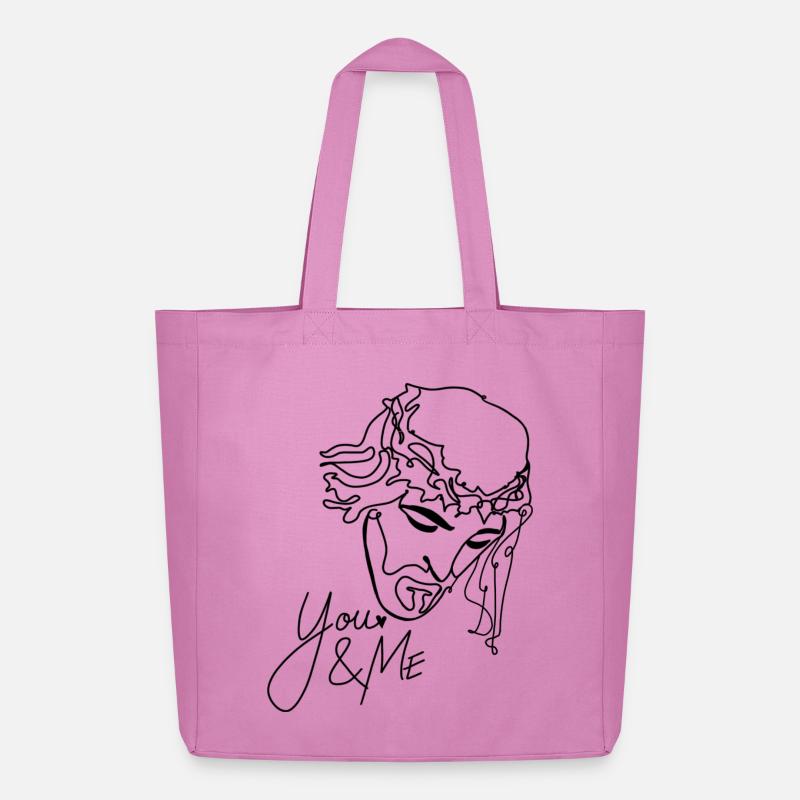 Jesus - Midweight Recycled Tote Bag by Stanley/Stella - pink