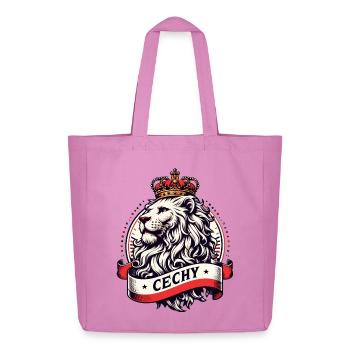 Cechy Böhmen Tschechien Löwe Flagge Geschenk - Midweight recycelter Stoffbeutel von Stanley/Stella - Pink - Vorne