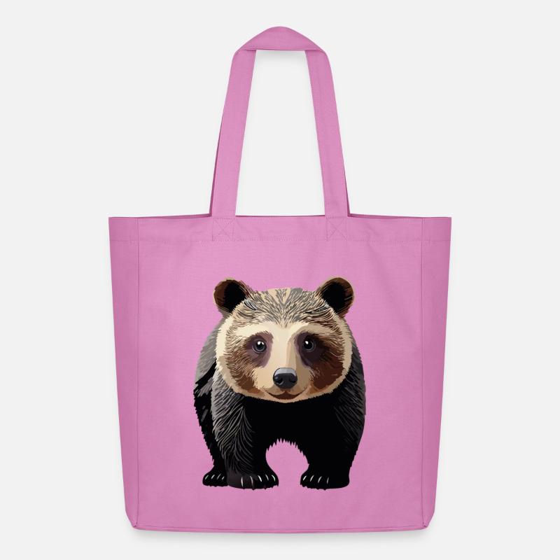 Jungbär - Midweight recycelter Stoffbeutel von Stanley/Stella - Pink
