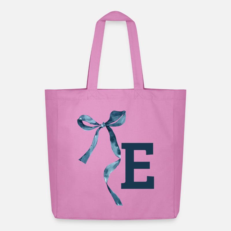 Monogramm und Geschenkidee - Midweight recycelter Stoffbeutel von Stanley/Stella - Pink