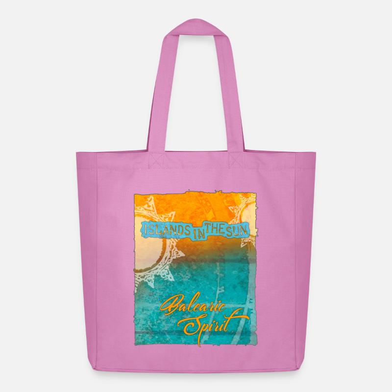 Balearic Islands in the Sun - Midweight recycelter Stoffbeutel von Stanley/Stella - Pink