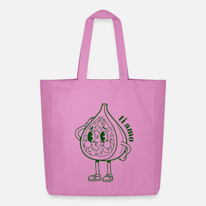 Feigenblatt - Midweight recycelter Stoffbeutel von Stanley/Stella - Pink