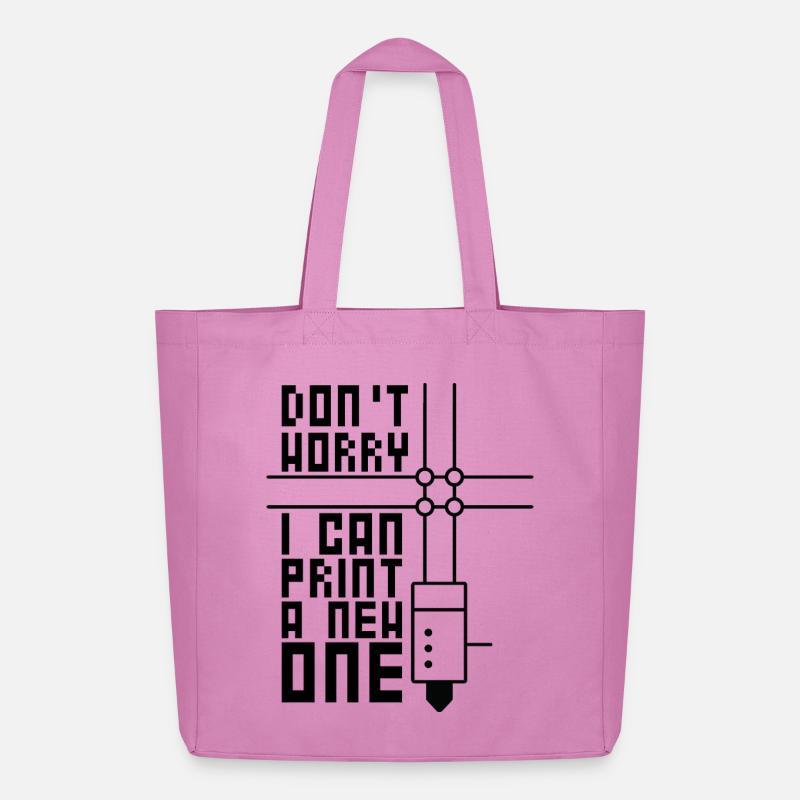 3D-Drucken 3D-Filament-3D-Drucker - Midweight recycelter Stoffbeutel von Stanley/Stella - Pink