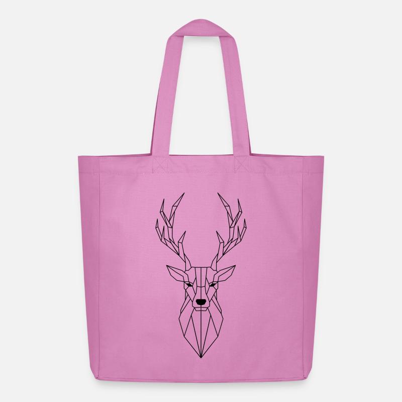Hirsch Polygon - Midweight recycelter Stoffbeutel von Stanley/Stella - Pink