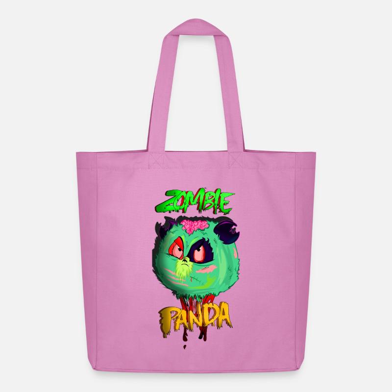 Zombie-Panda - Midweight recycelter Stoffbeutel von Stanley/Stella - Pink