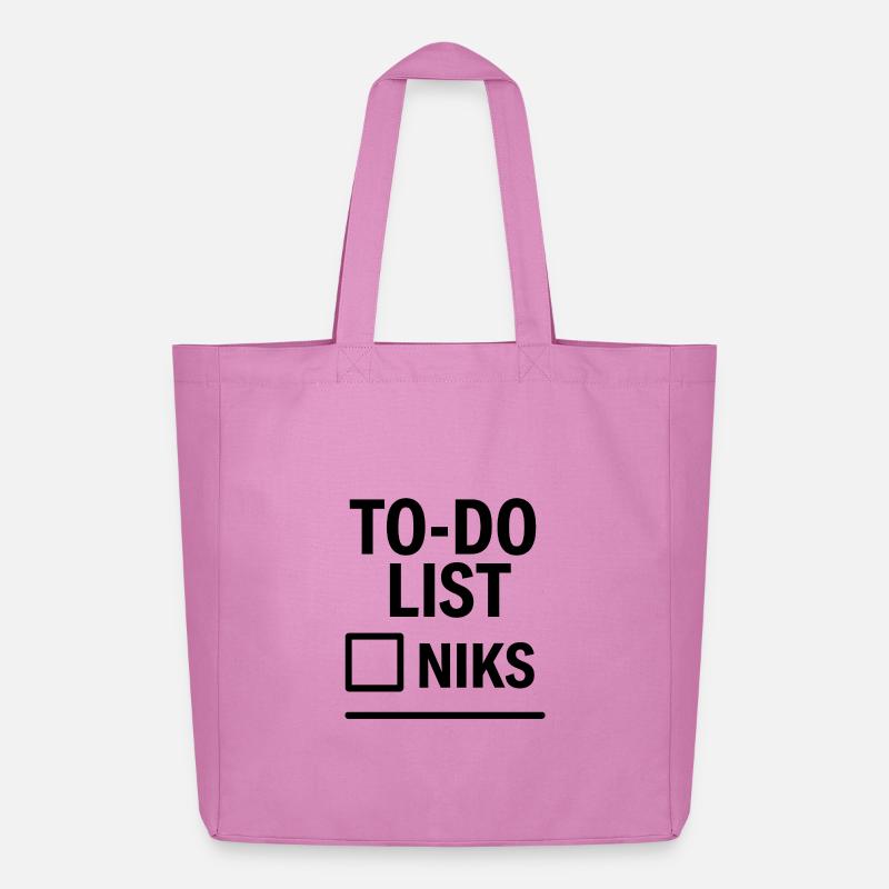 To-do-Liste nichts - Midweight recycelter Stoffbeutel von Stanley/Stella - Pink