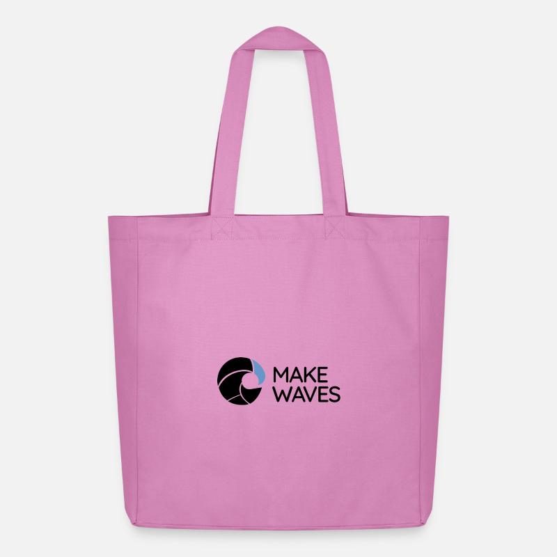 Wave - Make Waves - Midweight Recycled Tote Bag by Stanley/Stella - pink