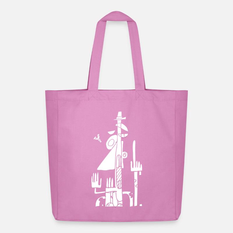 Mr. abstract - Midweight Recycled Tote Bag by Stanley/Stella - pink