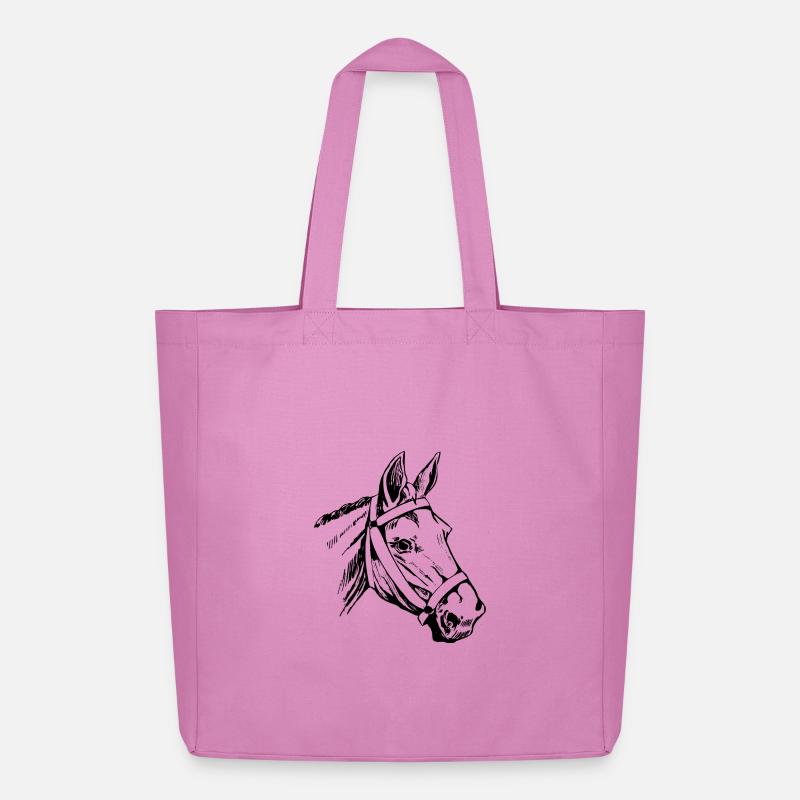 Tête d’animal - Tote bag Stanley/Stella Midweight recyclé - rose