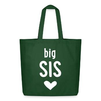 Big Sis - Midweight recycelter Stoffbeutel von Stanley/Stella - Flaschengrün - Vorne